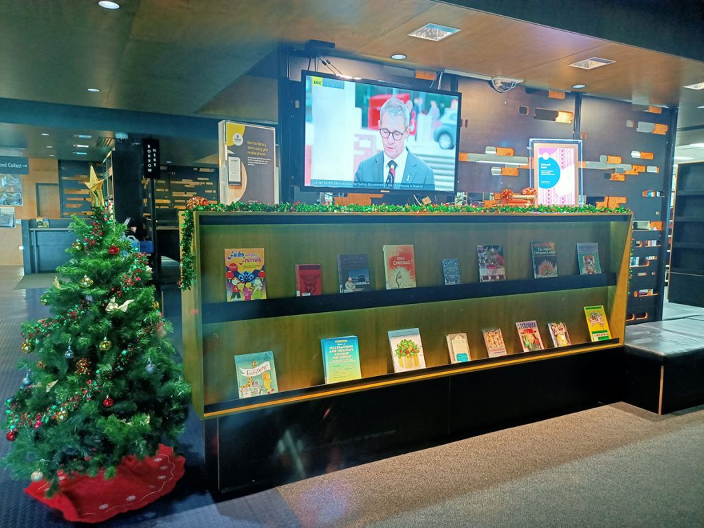 Explore our book display of holiday and festival themed resources at Waurn Ponds.
