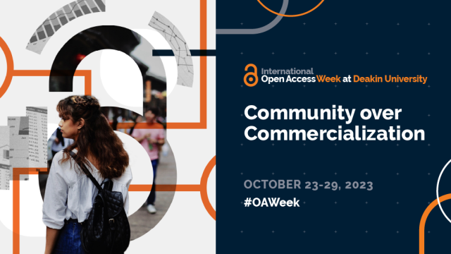 International Open Access Week 2023: Community over Commercialisation