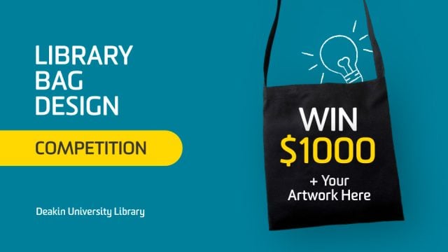 Library bag design competition: win $1000 plus your artwork here!