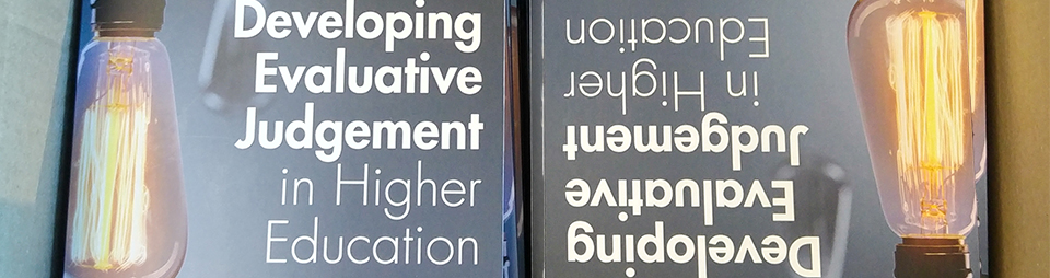 Cover of two Developing Evaluative Judgement books
