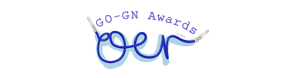 GO-GN Awards logo - text: GO-GN Awards OER