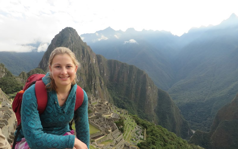 Maddi at Machu Picchu