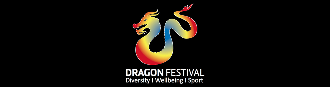 Rainbow dragon logo
