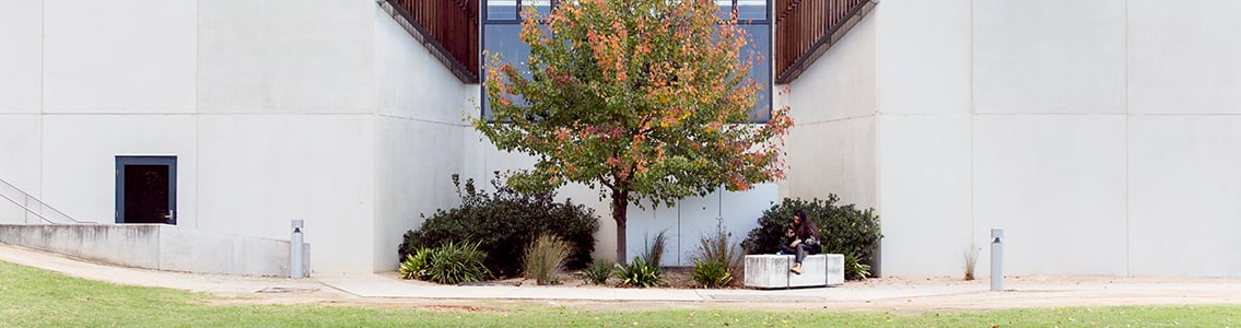 Deakin Campus and trees