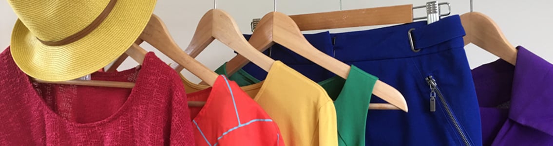 Colourful clothing