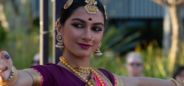 Performer at the 2019 Deakin University Diwali Festival held at the Waurn Ponds Campus,