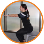 DeakinACTIVE trainer demonstrating how to do a squat