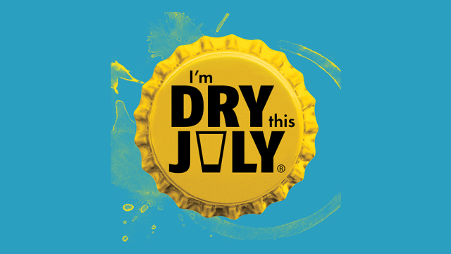 Dry July 2023 branding