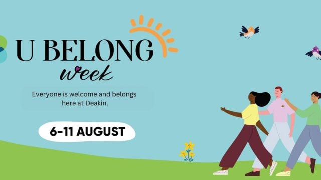 U Belong Week (6-11 August) branding for Trimester 2, 2023