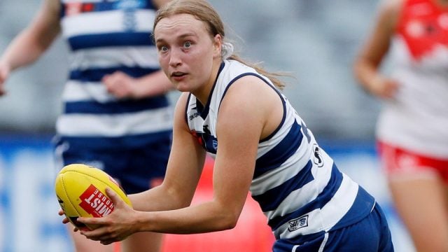 Deakin student and Geelong Cats AFLW player Zali Friswell
