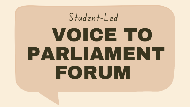 Student-led Voice to Parliament Forum