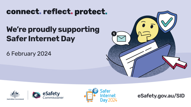 We're proudly supporting Safer Internet Day. 6 February 2024