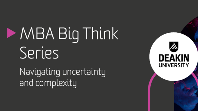 MBA Big Think Series.