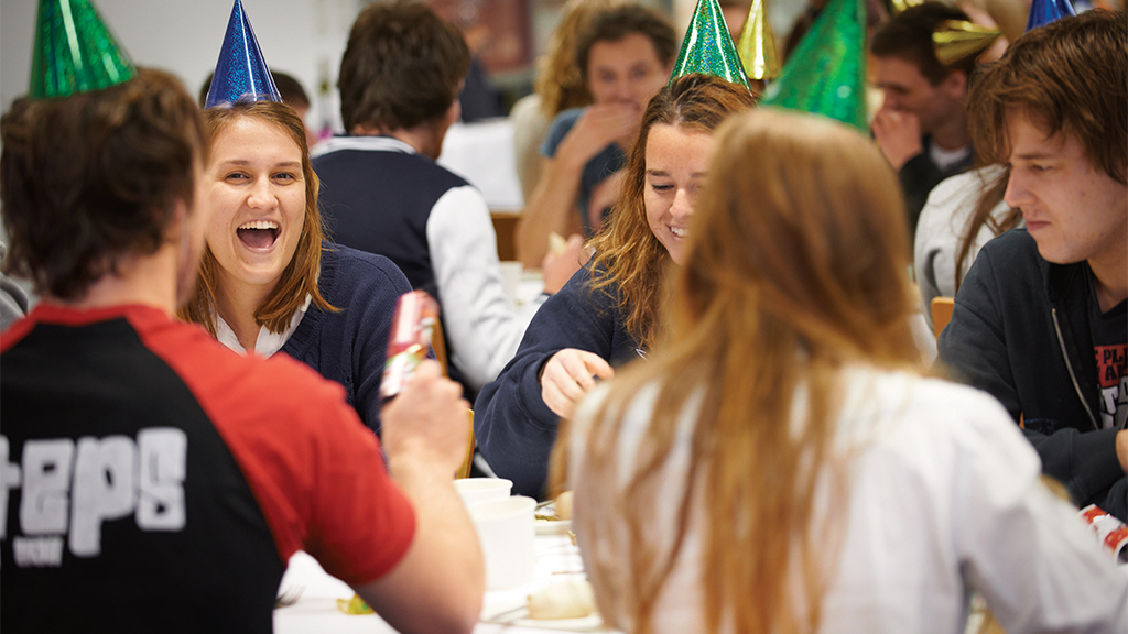 Students celebrating