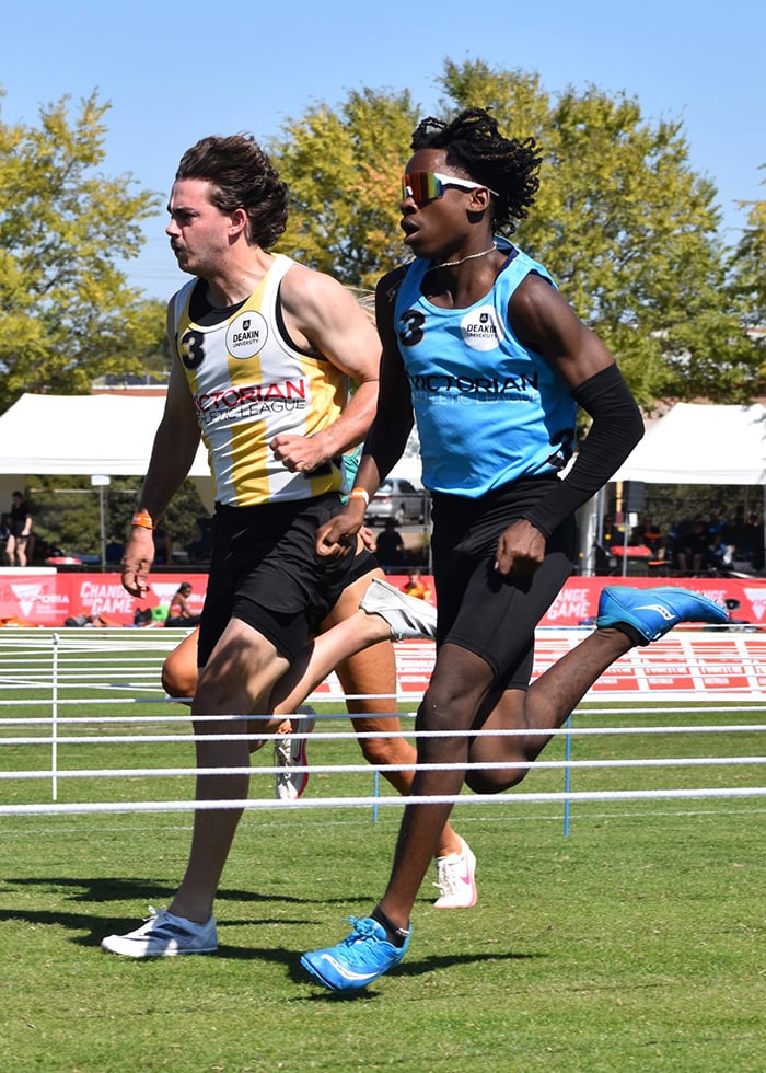 Participants at the Stawell Gift race