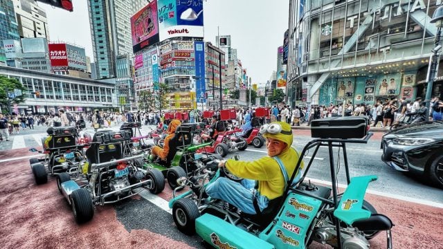 Student James Pratt in Tokyo