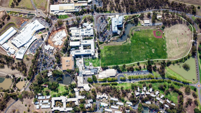 Overhead view of Waurn Ponds Campus