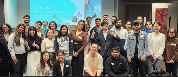 A group of faculty peer mentors at a recent Mentor Awards Ceremony