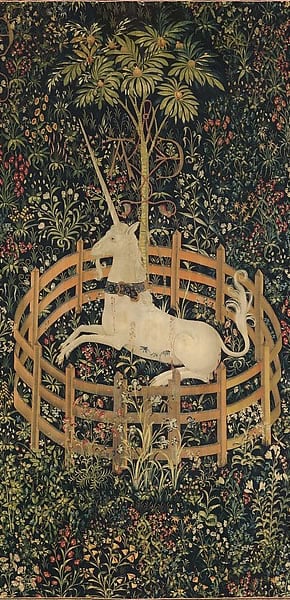 The Unicorn in Captivity (from the Unicorn Tapestries)