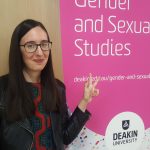 Rosemary Overell at Deakin First Fridays on Queer Will