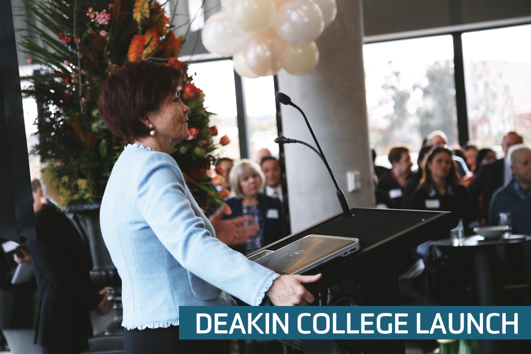 The launch of Deakin College a pathway to Deakin University Deakin